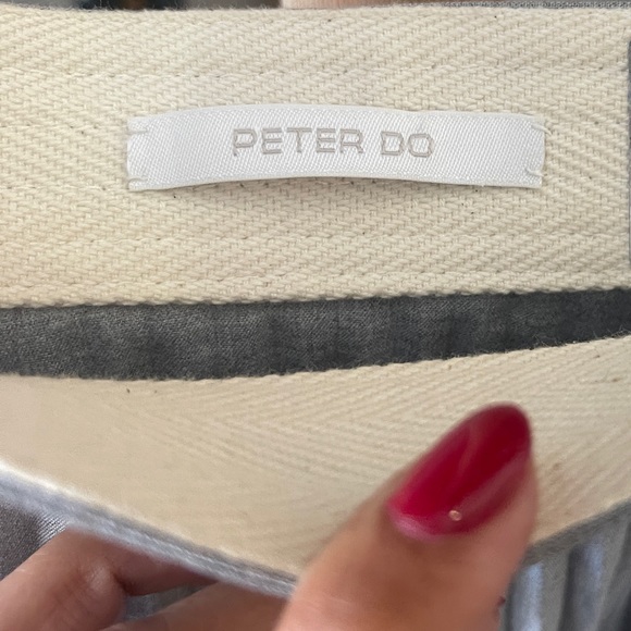 New- Peter Do - Asymmetric pleated wrap skirt Size 6 - Picture 5 of 12